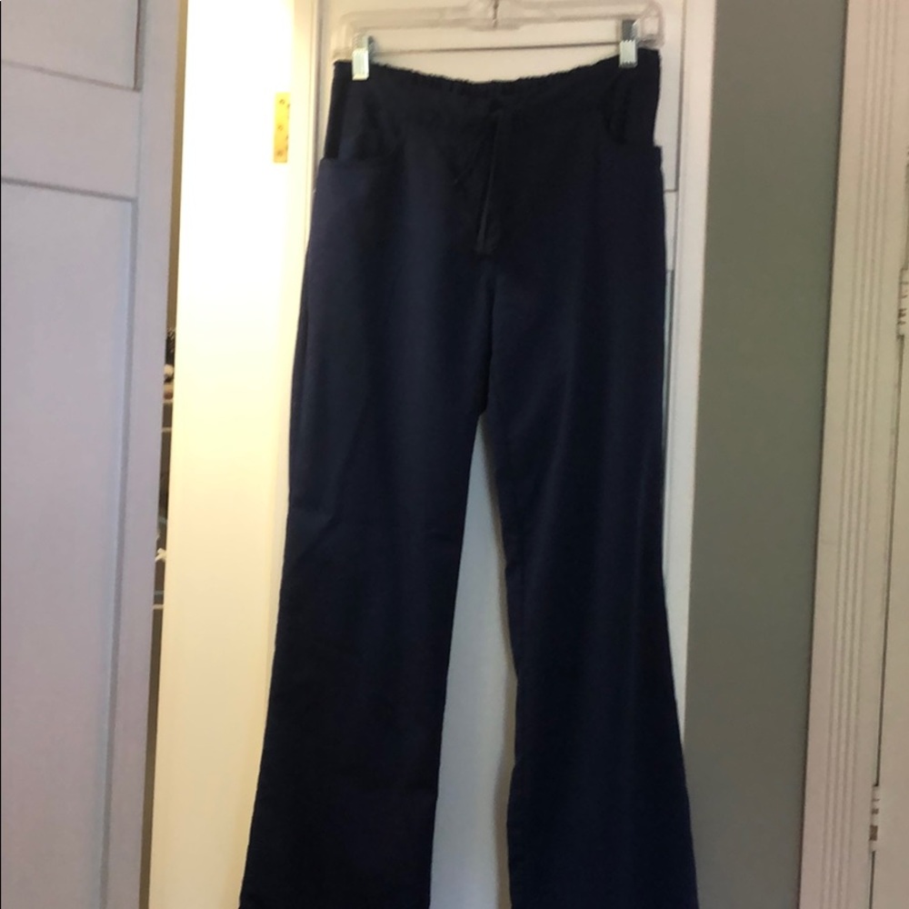Scrub pants- classic 5 pocket drawstring NAVY